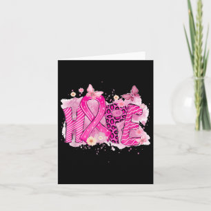Hope Breast Cancer Awareness Pink Ribbon Krieger S Karte