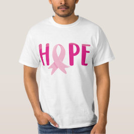 Hope Breast Cancer Awareness T-Shirt – Pink Ribbon