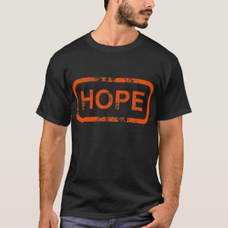 Hope Briefmarke Eine einfache Gummi-Briefmarke Tex T-Shirt