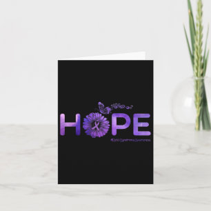 Hope Butterfly Rett Syndrome Awareness Gifts Karte