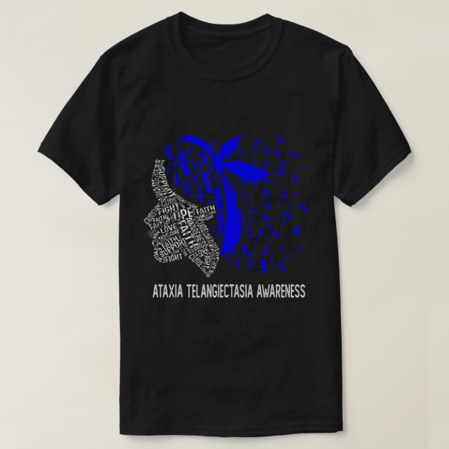 Hope Combattre Ataxia Telangiectasia T-shirt de se (Design devant)