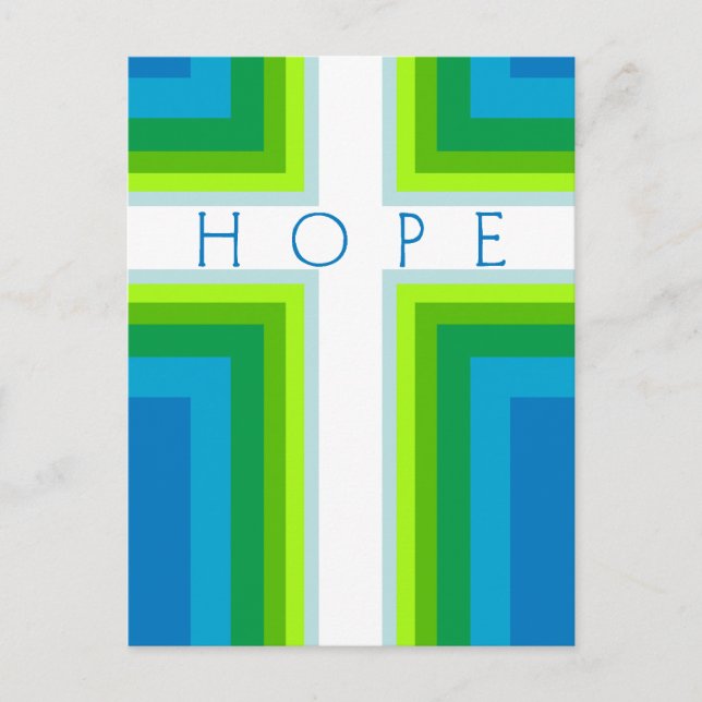 Hope Cross Postkarte (Vorderseite)