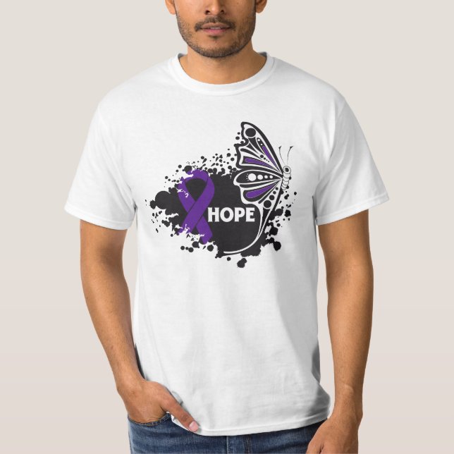 Hope Domestic Gewalt Butterfly T-Shirt (Vorderseite)