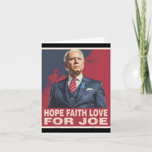 Hope Faith Liebe für Joe Karte