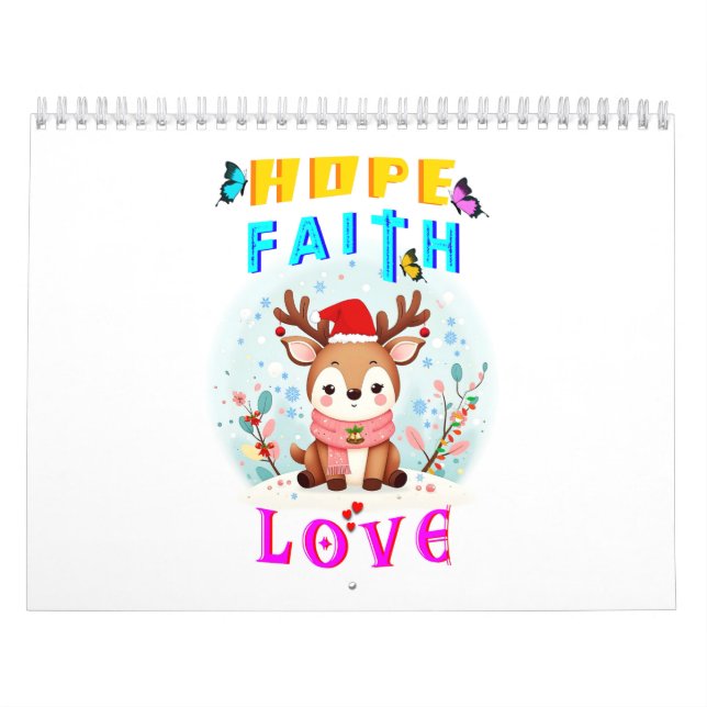Hope Faith Liebe Kalender (Titelbild)