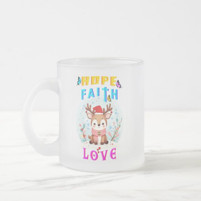 Hope Faith Liebe Mattglastasse (Links)