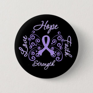 Hope Faith Liebe Stärke General Cancer Button
