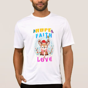 Hope Faith Liebe T-Shirt