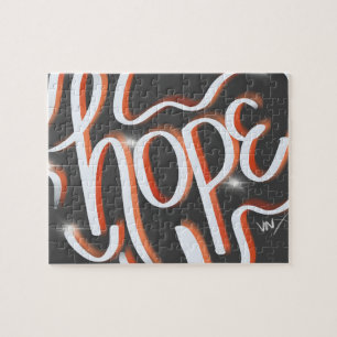 Hope Faith Street Art Handlettering