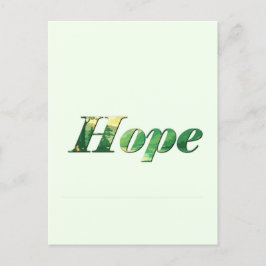 Hope. Feiertagspostkarte