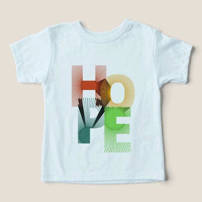 HOPE Geometric shirt  (Design Recto)