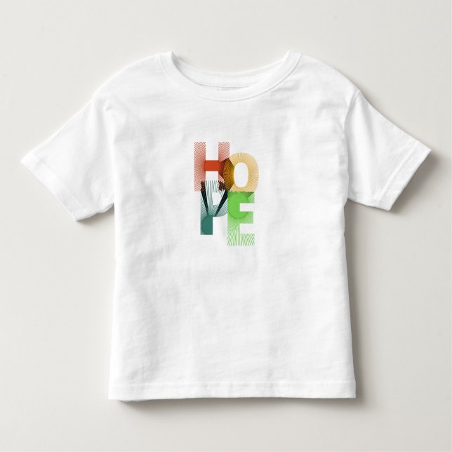 HOPE Geometric Typography - Tshirt (Devant)