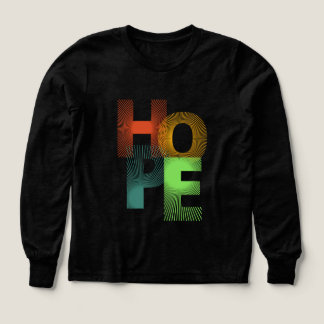HOPE Geometrische Typografie - T-Shirt