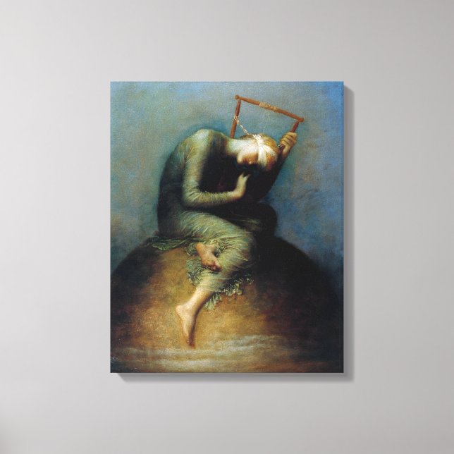 Hope George Watts Painting Leinwanddruck (Vorderseite)
