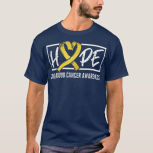 Hope Gold Ribbon Kinder Krebs Bewusstsein kämpfen T-Shirt