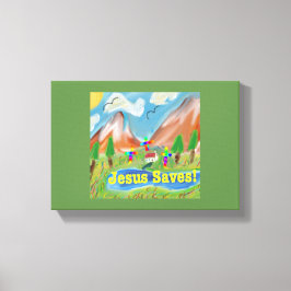 Hope Healing Church Jesus Rette Canvas Print Leinwanddruck