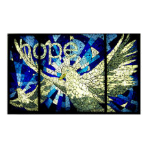 Hope Holy Spirit Dove Christian Art Poster