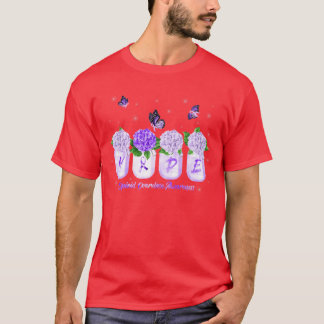 HOPE Hortensien-Blüten-Schmetterling Opioid-Überdo T-Shirt