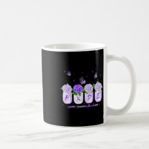 Hope Hydrangea Blume Schmetterling Opioid Überdosi Kaffeetasse