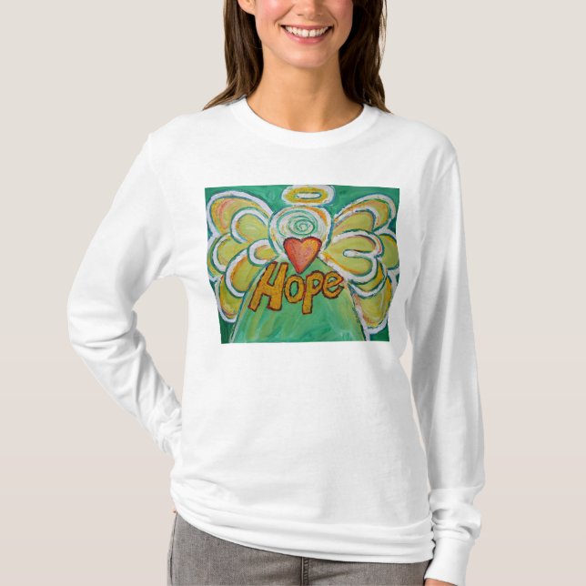Hope Inspiration Angel Shirt (Art on Front Side) (Vorderseite)