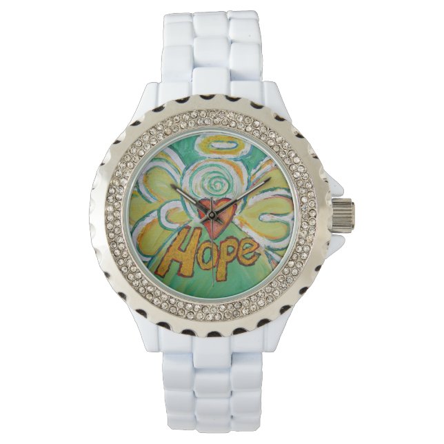 Hope Inspiration Guardian Angel Wrist Watch Armbanduhr (Vorderseite)