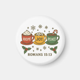 Hope joy Peace and Cocoa Magnet