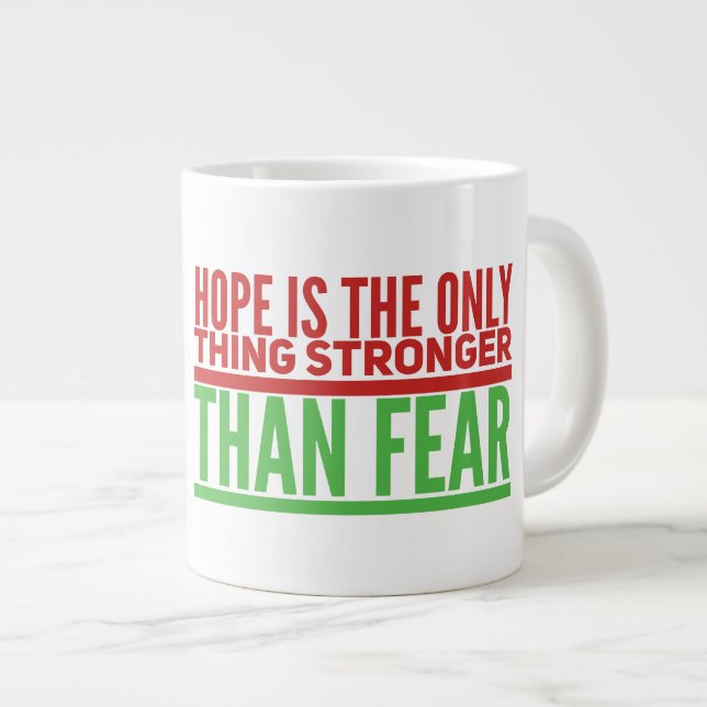 Hope Jumbo Tasse (Vorderseite Rechts)