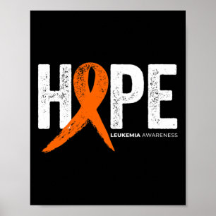 Hope Leukemia Awareness Products Warrior Poster