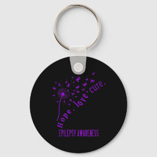 Hope Liebe Cure Epilepsy Awareness T Schlüsselanhänger