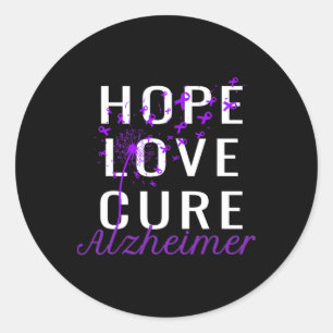 Hope Liebe Heilung Heimerheimer Disease Awareness Runder Aufkleber
