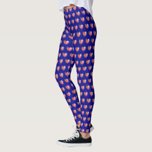 Hope Liebe hört kundenspezifische Art Design Leggi Leggings