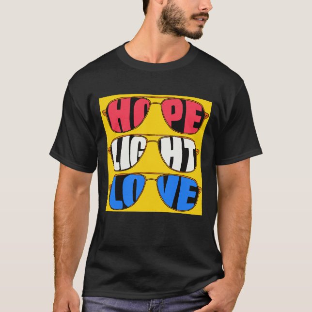 Hope Light Liebe Biden Men's Tshirt (Vorderseite)
