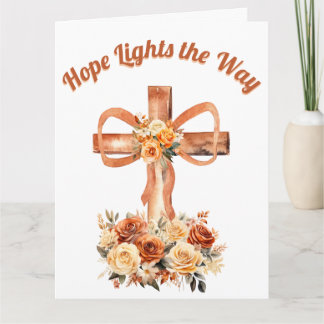 Hope Lights Begrüßung Karte