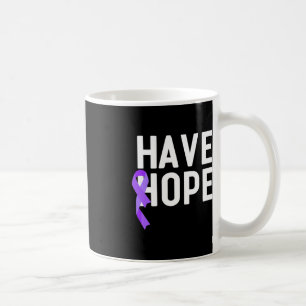 Hope Lila Ribbon Überdosis Awareness End Add Kaffeetasse