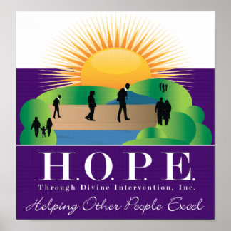 HOPE Logo-Plakat Poster