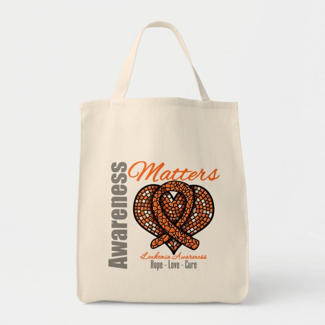 Hope Love Cure - Leukemia Awareness Matters Tragetasche (Vorne)