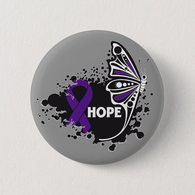 Hope Lupus Butterfly Button (Vorderseite)