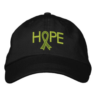 HOPE - Lymphom Ribbon Bestickte Kappe