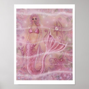 Hope Mermaid  By Renee L. Lavoie Poster