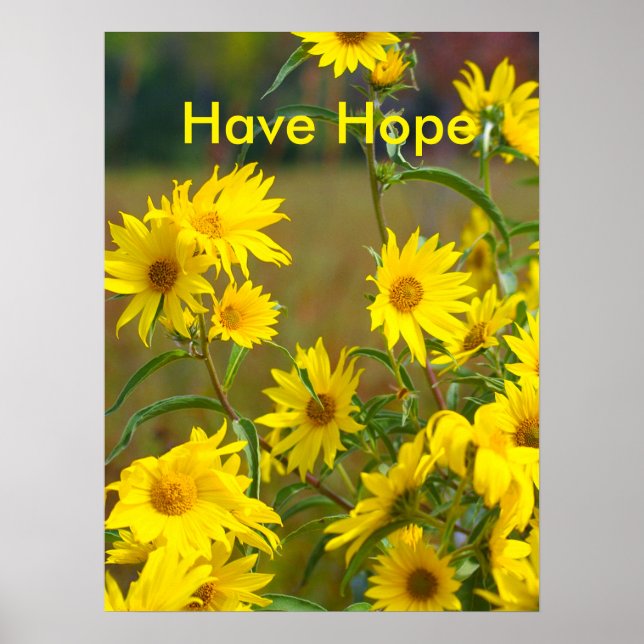 Hope Motivierend Poster (Vorne)