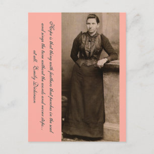 Hope nimmt Flug Postkarte