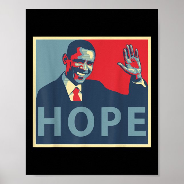 Hope Obama 44 Präsident Poster (Vorne)