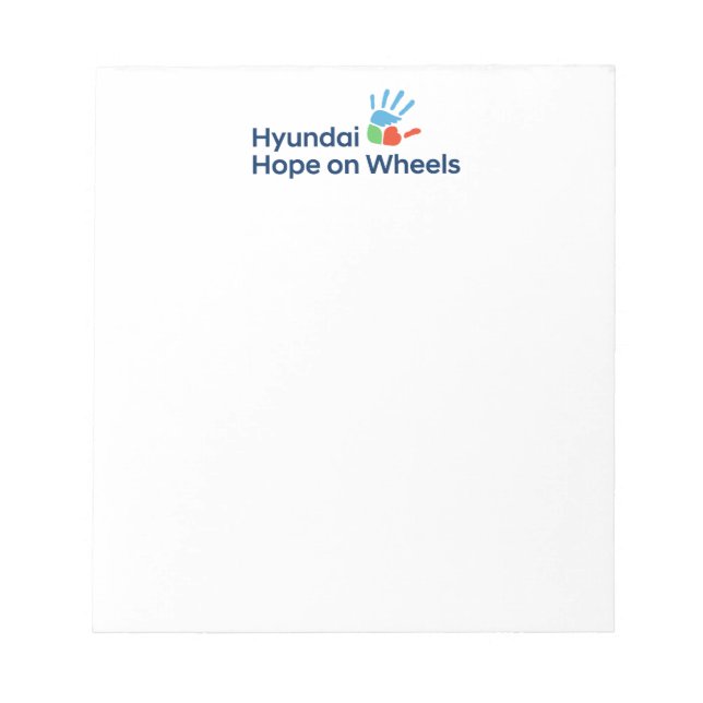 Hope on Wheels Notepad Notizblock (Vorderseite)