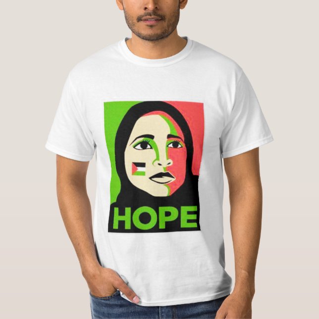 hope Palästina 2014 T-Shirt (Vorderseite)