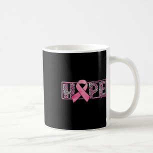 Hope Pink Ribbon Breast Cancer Awareness Warrior W Kaffeetasse