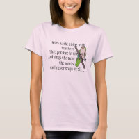 Hope Poem von Emily Dickinson mit Quaker Parakeet