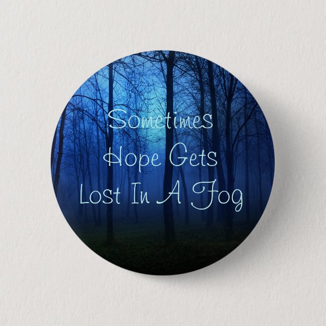 "Hope quote life forest neg background iPod touch  Button (Vorderseite)
