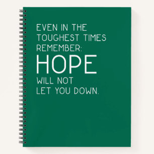 Hope Quotes Notizbuch