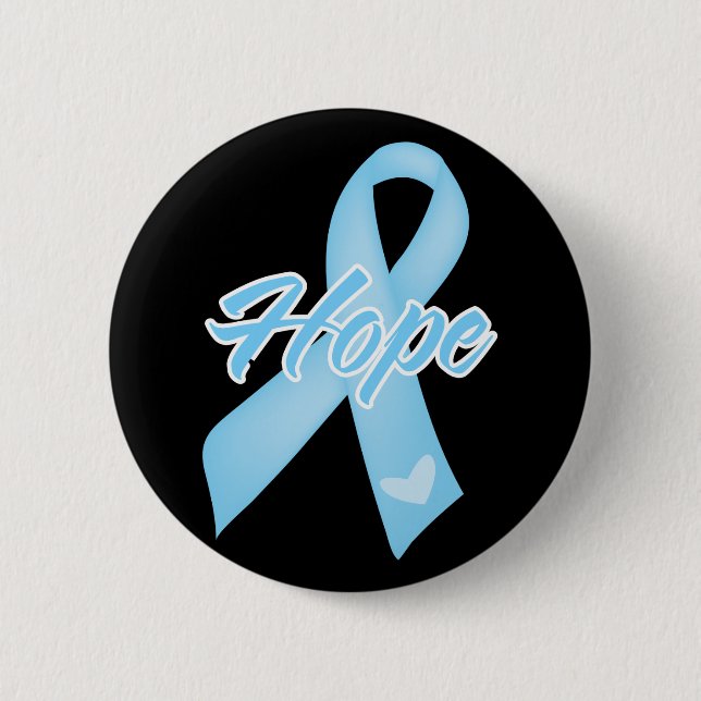 Hope Ribbon - Prostatakrebs Button (Vorderseite)