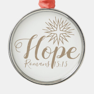 Hope Romans 15:13 Weihnachtsschmuck
